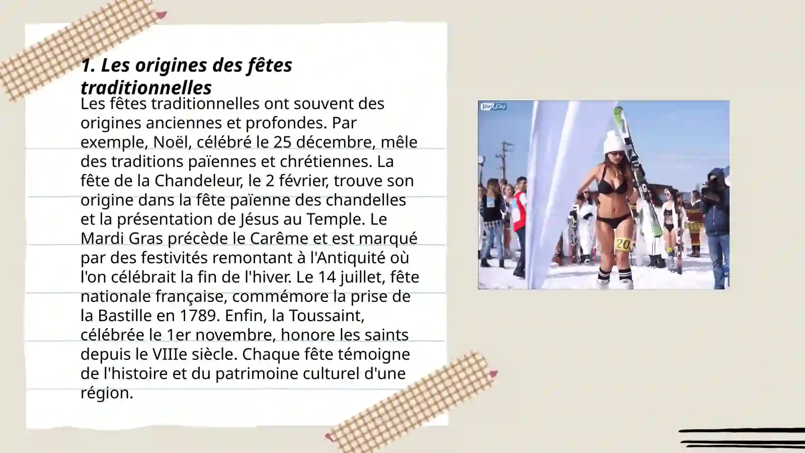 Les fetes traditionelles 3
