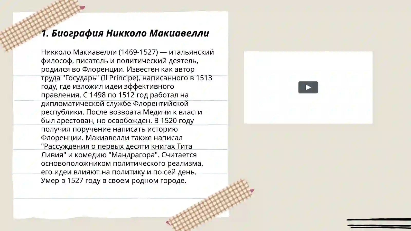 Макиавелли "Государь" 3