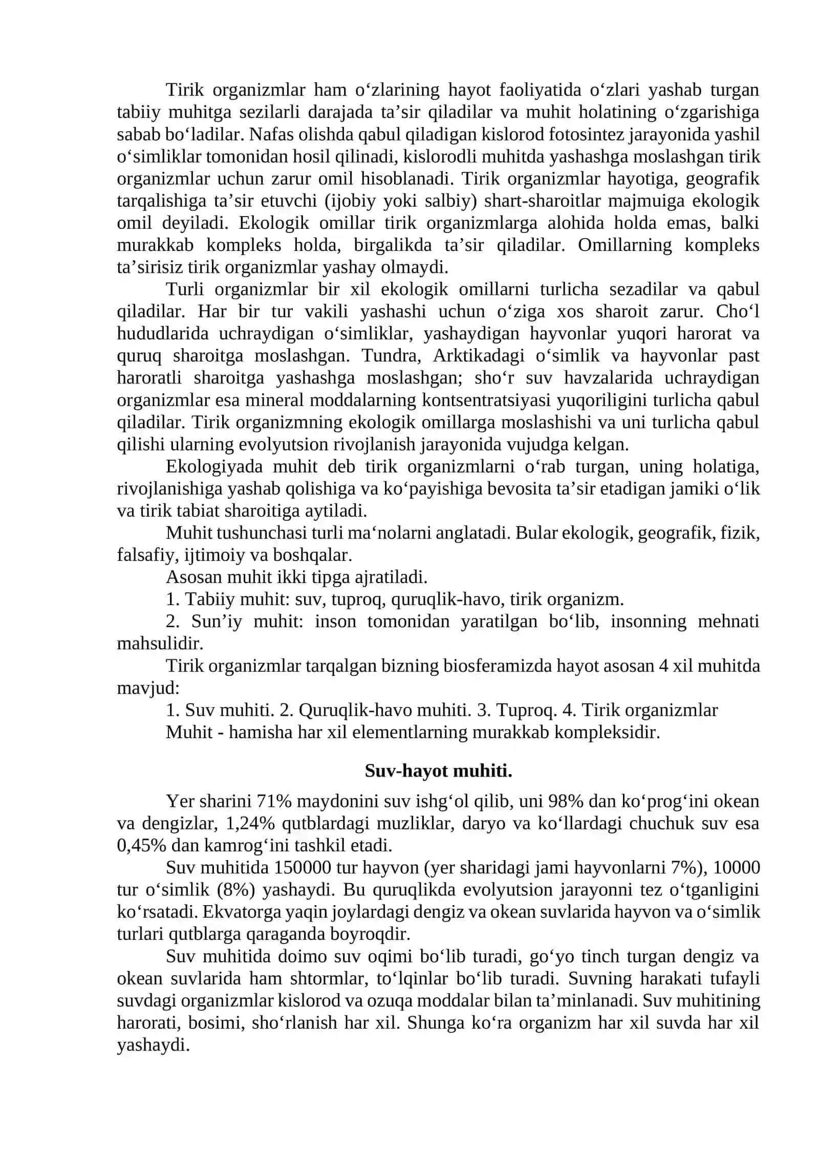 Tabiatni muhofaza qilishning ilmiy – nazariy asoslari 3