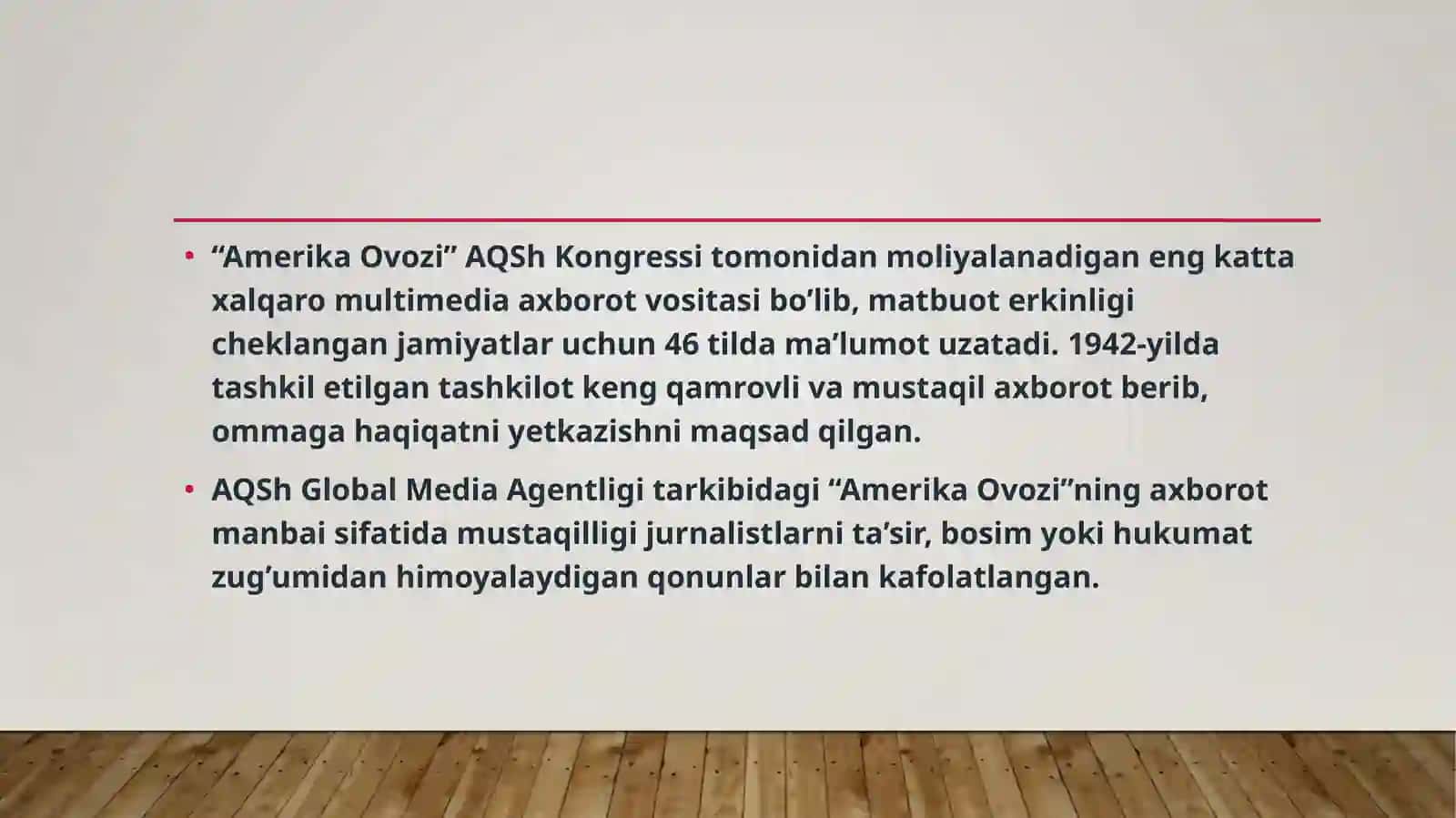 AMERIKA OVOZI XALQARO TELEKANAL SIFATIDA 3