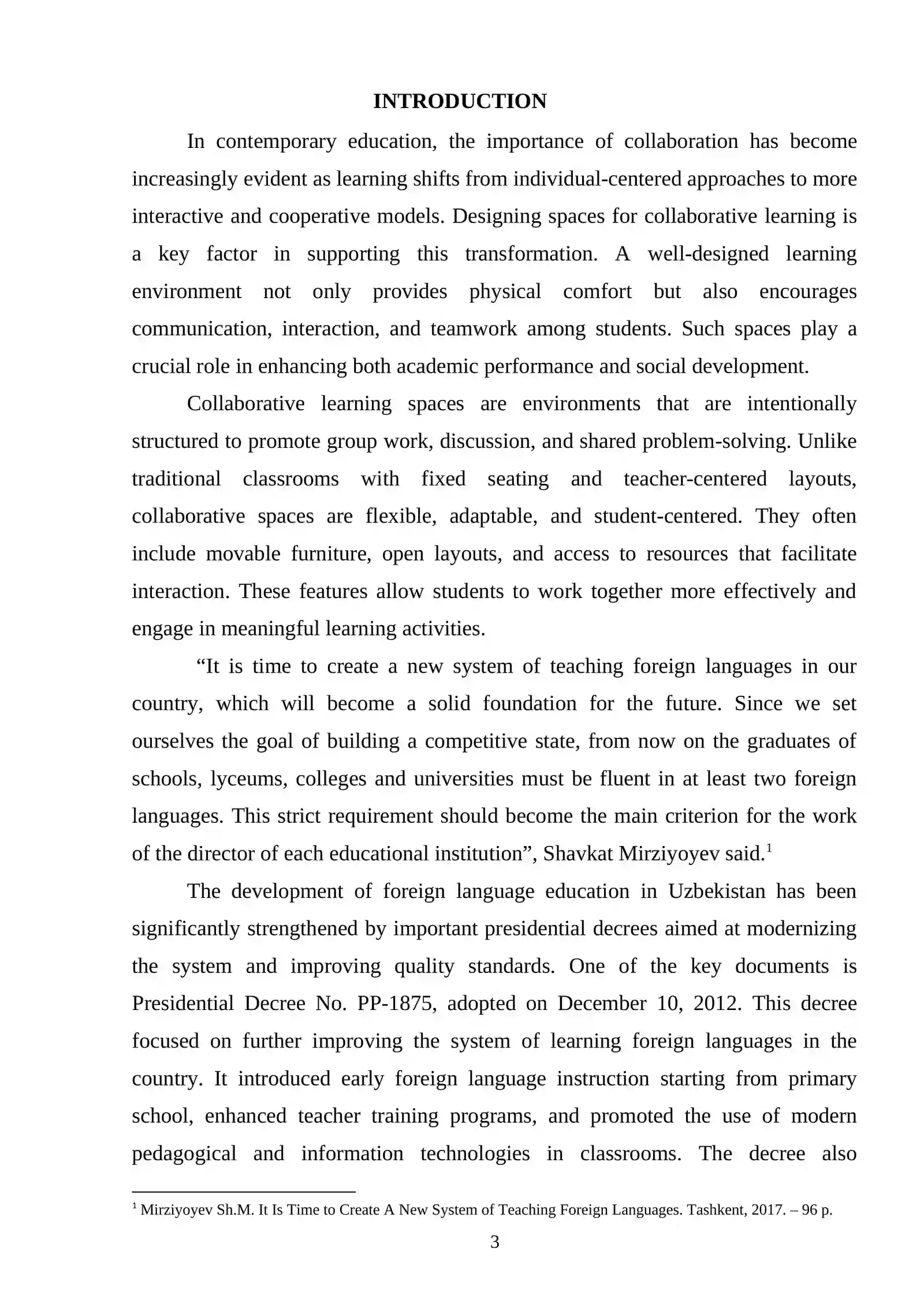 Course Paper on Designing spaces for Collaborative Learning 3