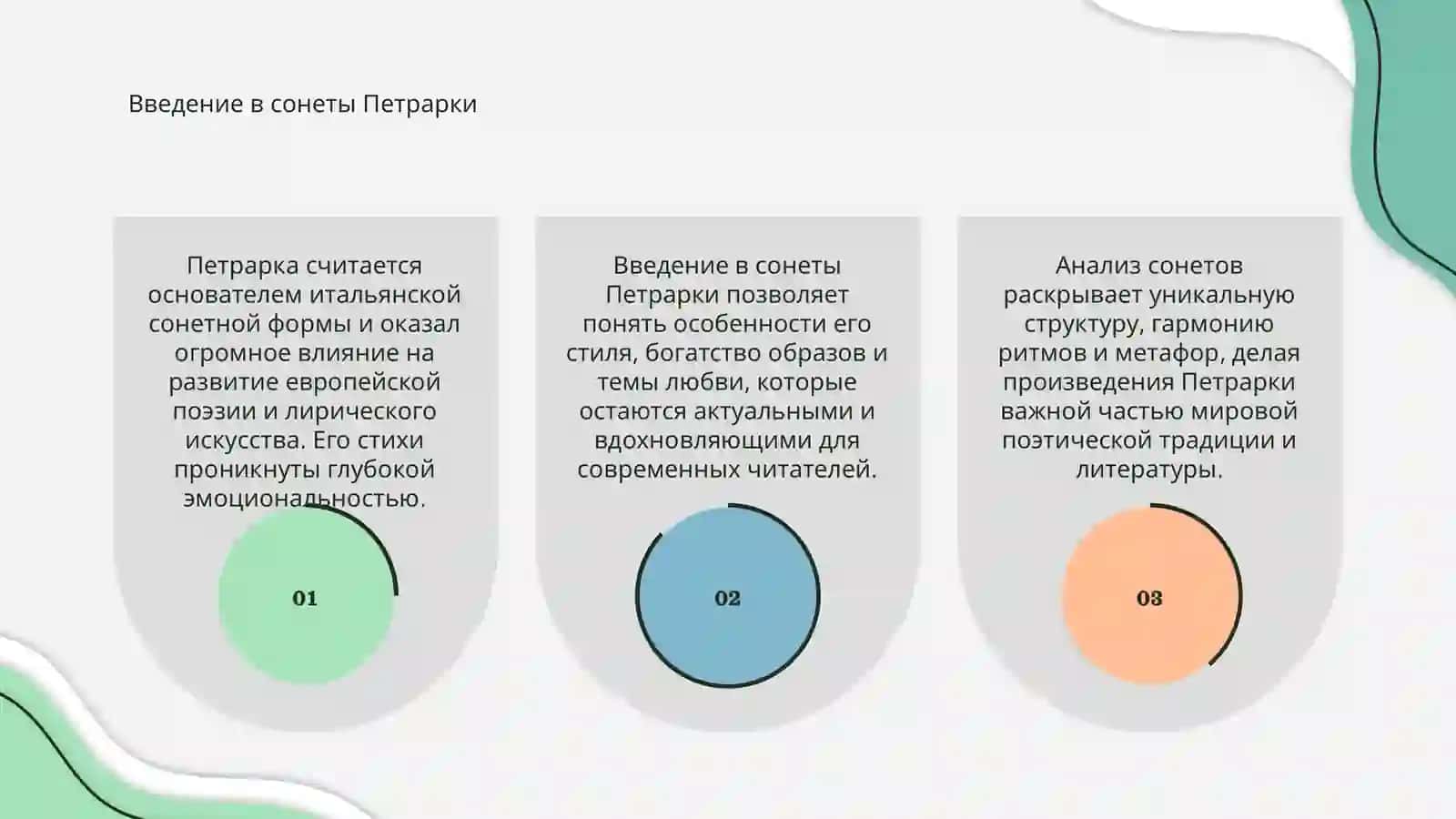 Анализ сонетов Петрарки 3