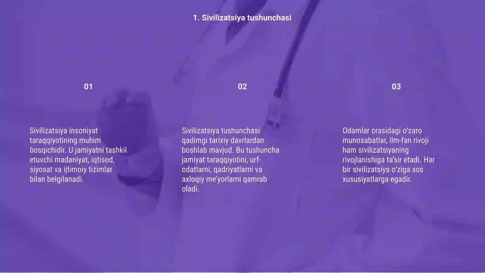 Sivilizatsiya tiplari va turlari 3