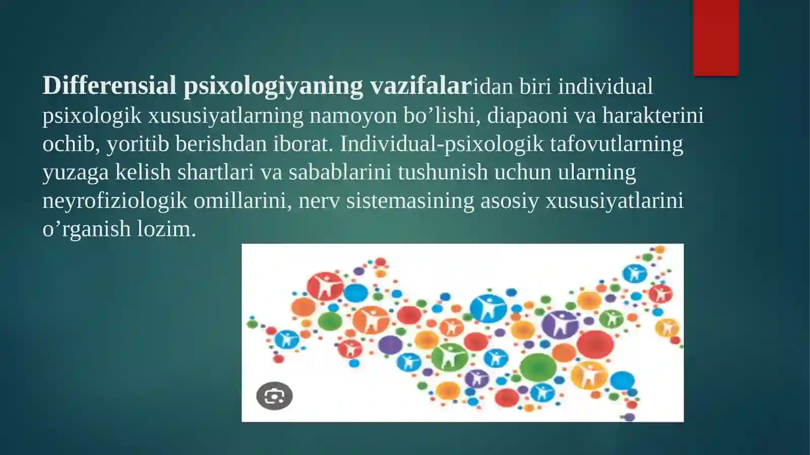 Differinsial psixologiyasi –individual farqlar haqidagi fan sifatida 3