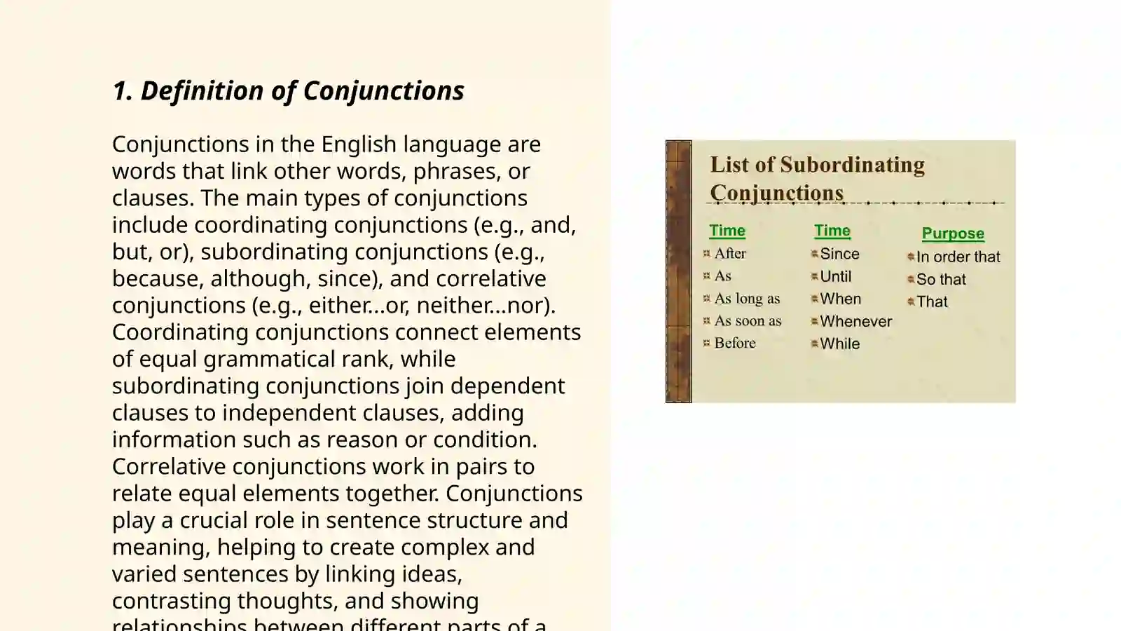 Conjuctions 3