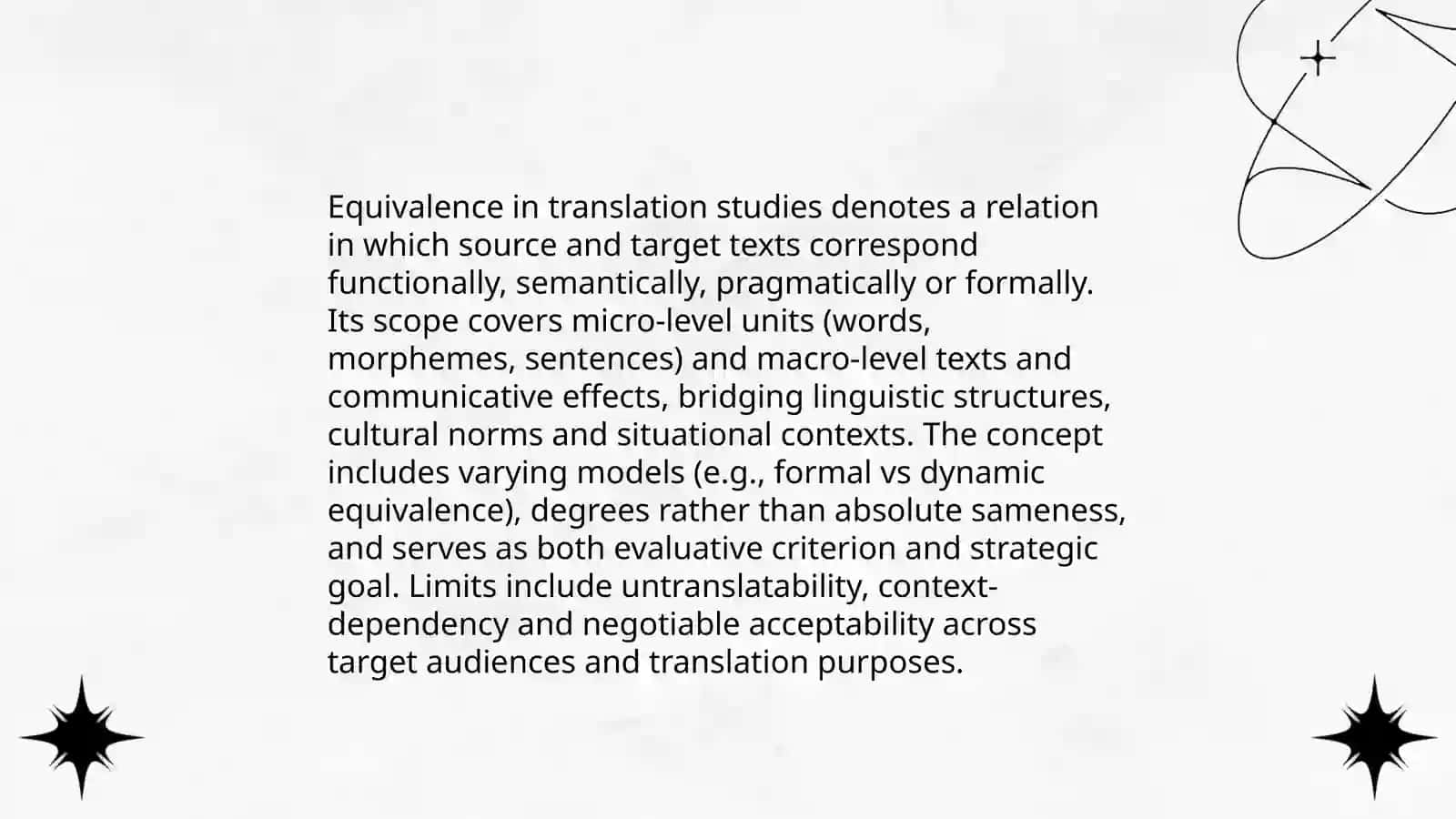 Equivalence in Translation Studies 3