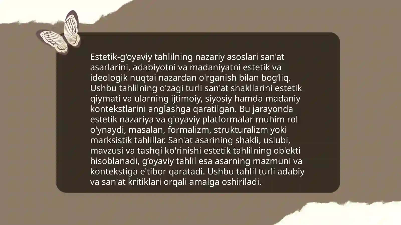 Estetik-g'oyaviy tahlilning nazariy asoslari 3