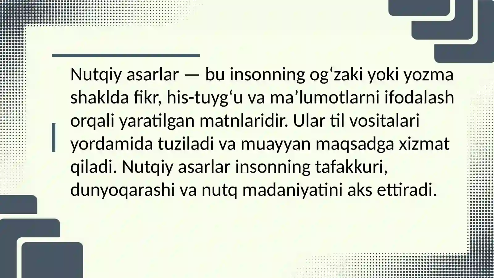 NUTQIY ASARLAR 3