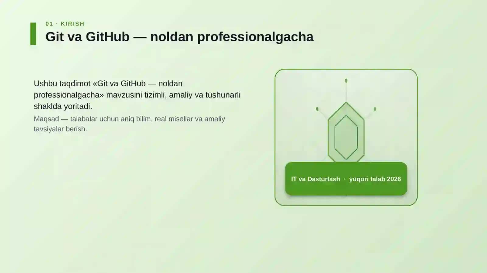Git va GitHub — noldan professionalgacha 3