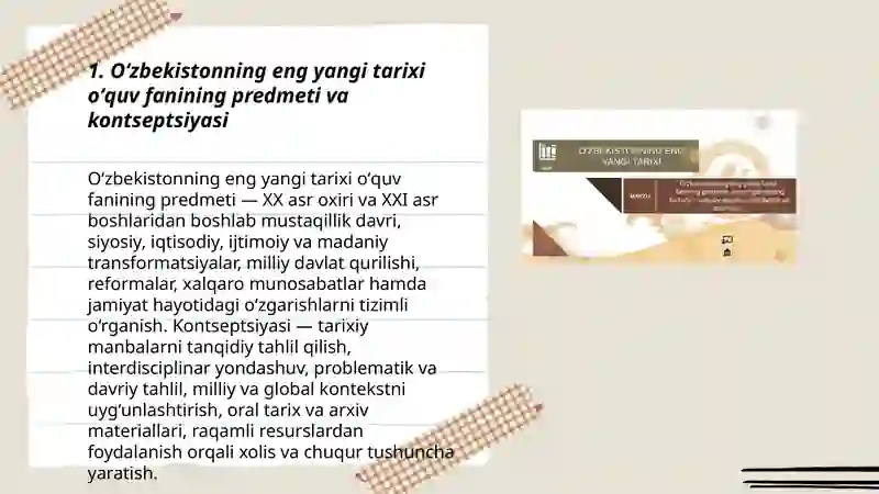 Ôzbekistonning eng yangi tarixi 3