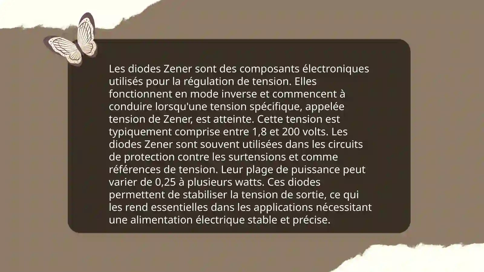 Les diodes Zener 3