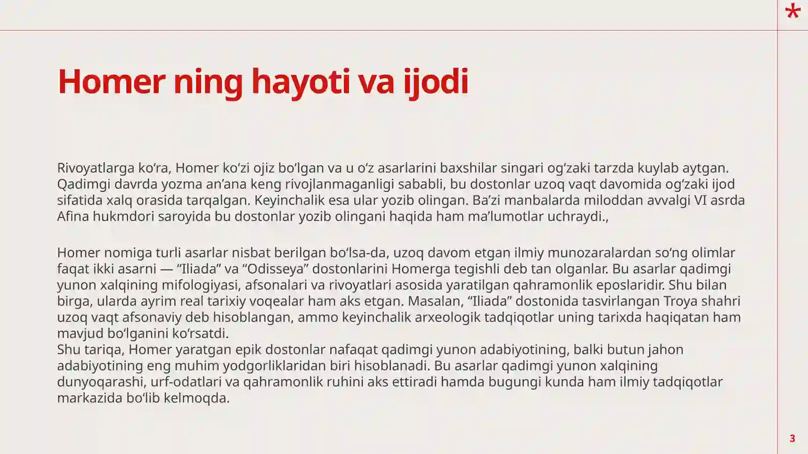 “Odisseya”va“Iliada”dostonlari 3
