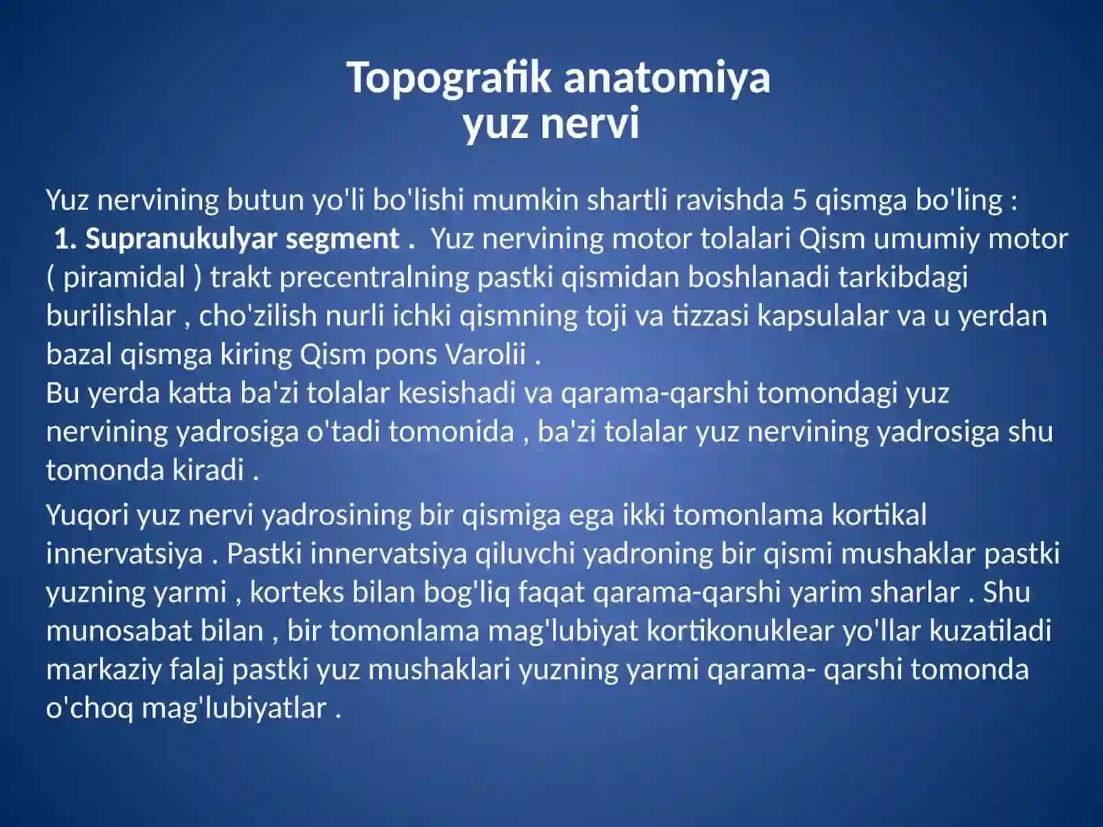Yuz nervinevriti 3