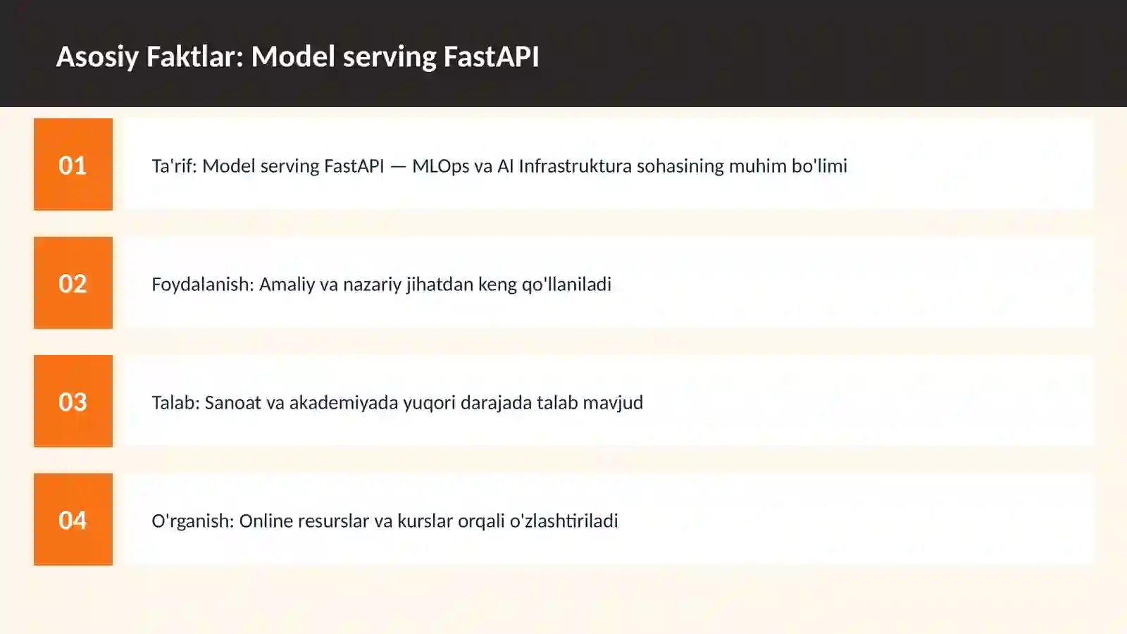 Model serving FastAPI 3