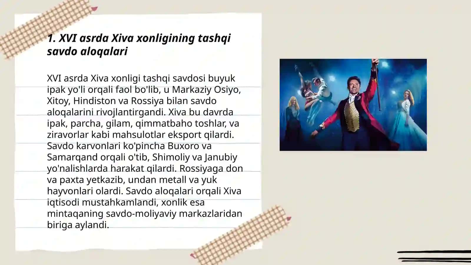 XVI XVIII asrlarda Xiva xonligining diplomatik savdo va iqtisodiy munosabatlari 3
