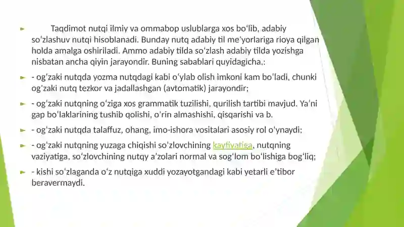 Taqdimot nutqi 3
