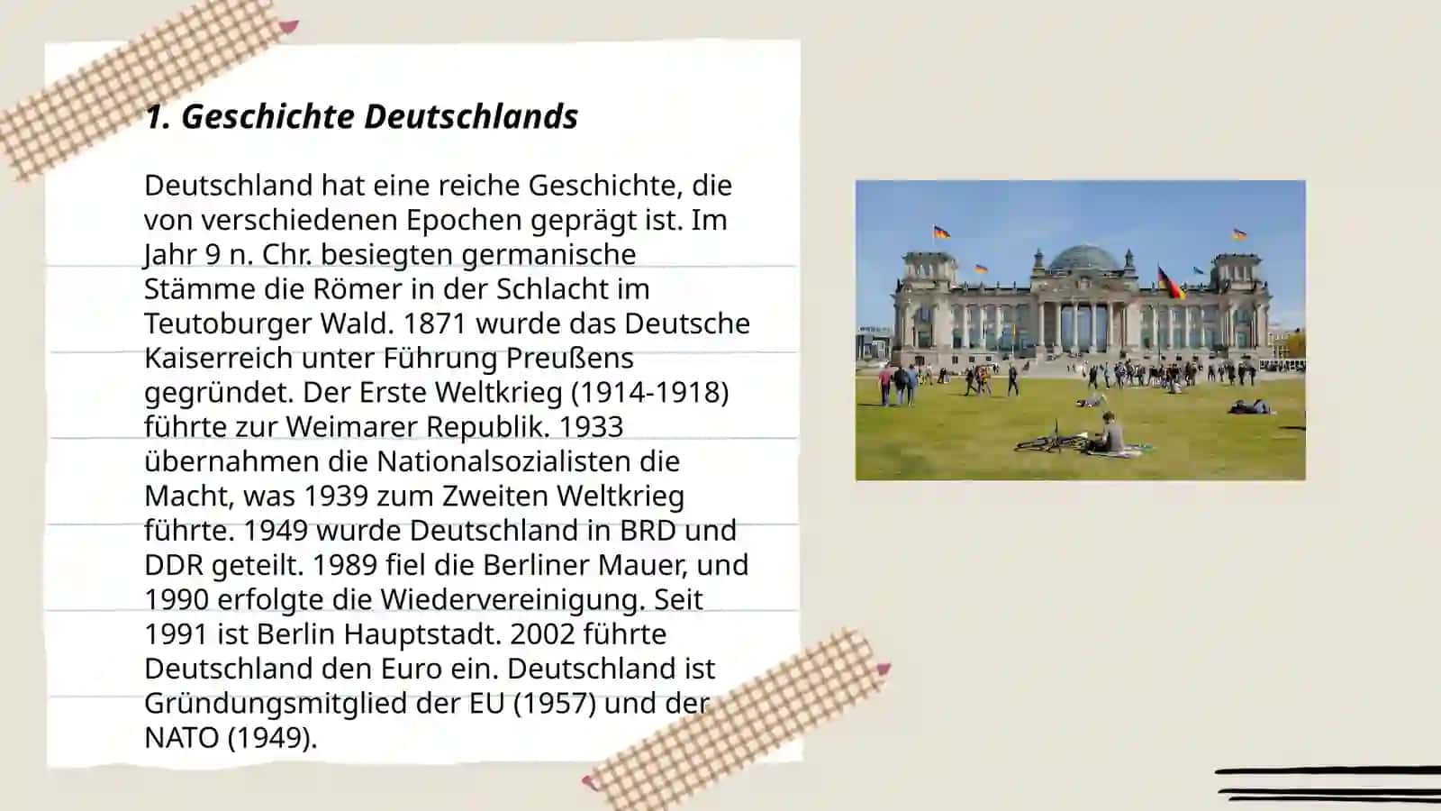 Informationen über Deutschland 3