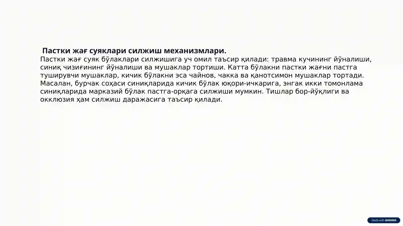 Jag' sinishlari va ularning oqibatlarida ortopedik apparatlar. Klinik vaziyatga koʻra fiksatsion, yo 3
