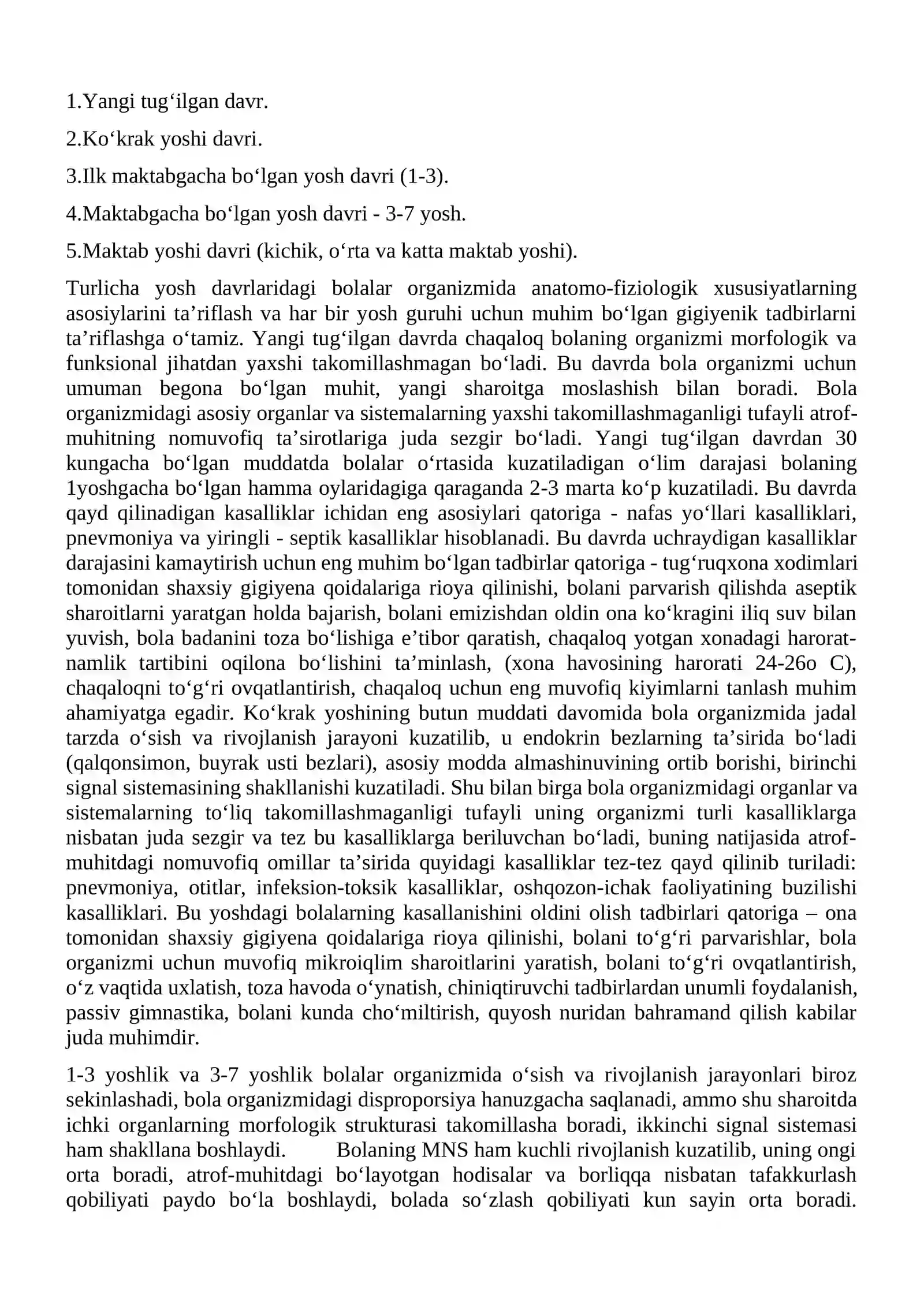 Bolalar va oʼsmirlar gigienasining umumiy asoslari 3