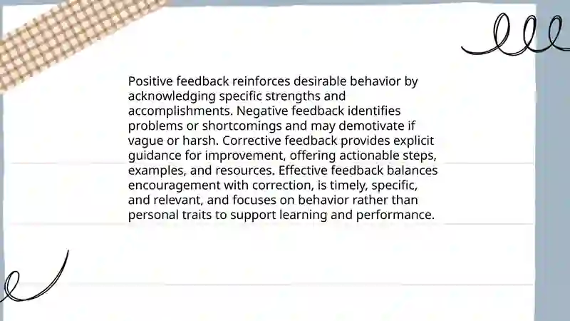 Feedback 3