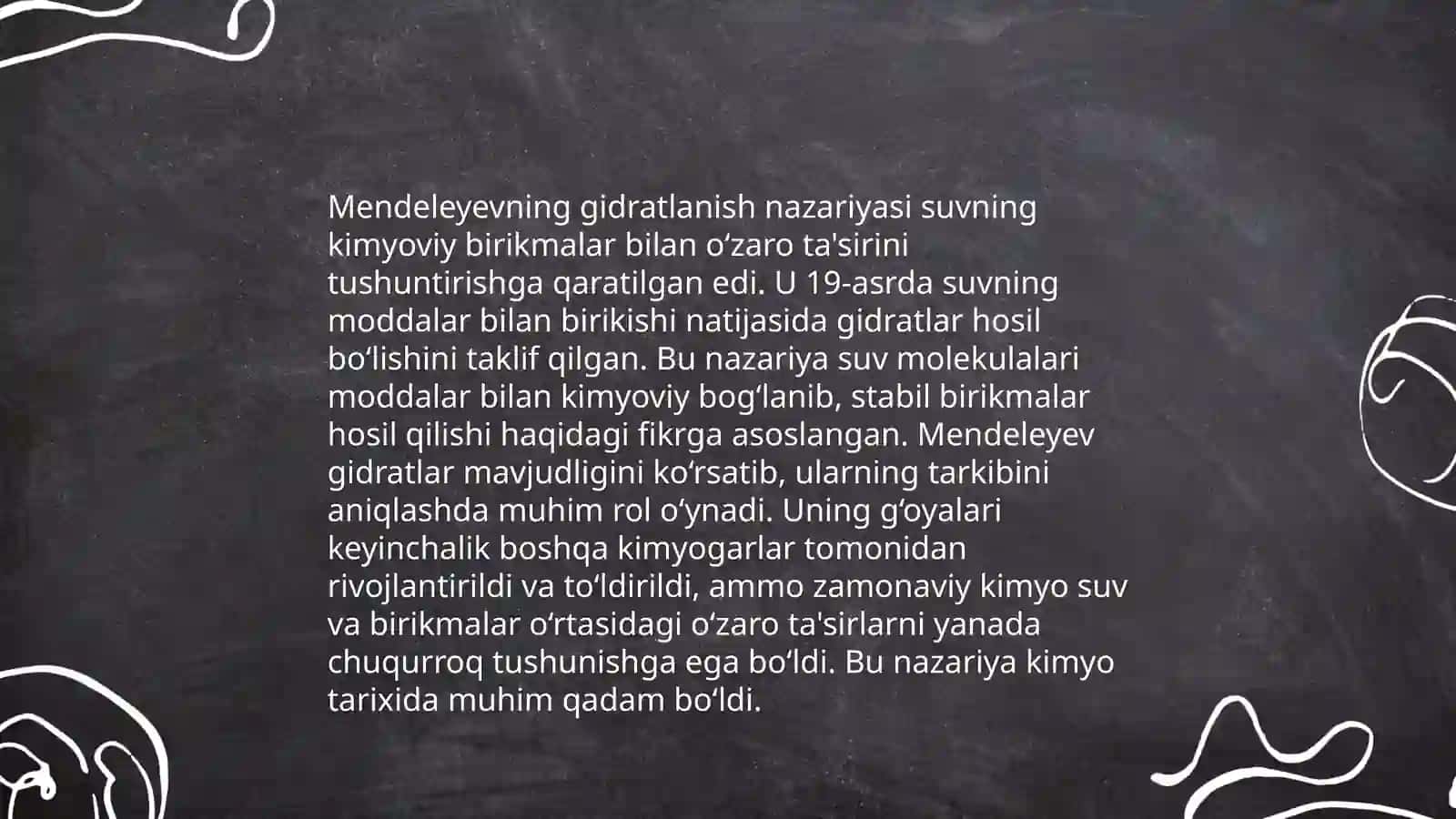 Mendeleyevning gidratlanish sanati 3