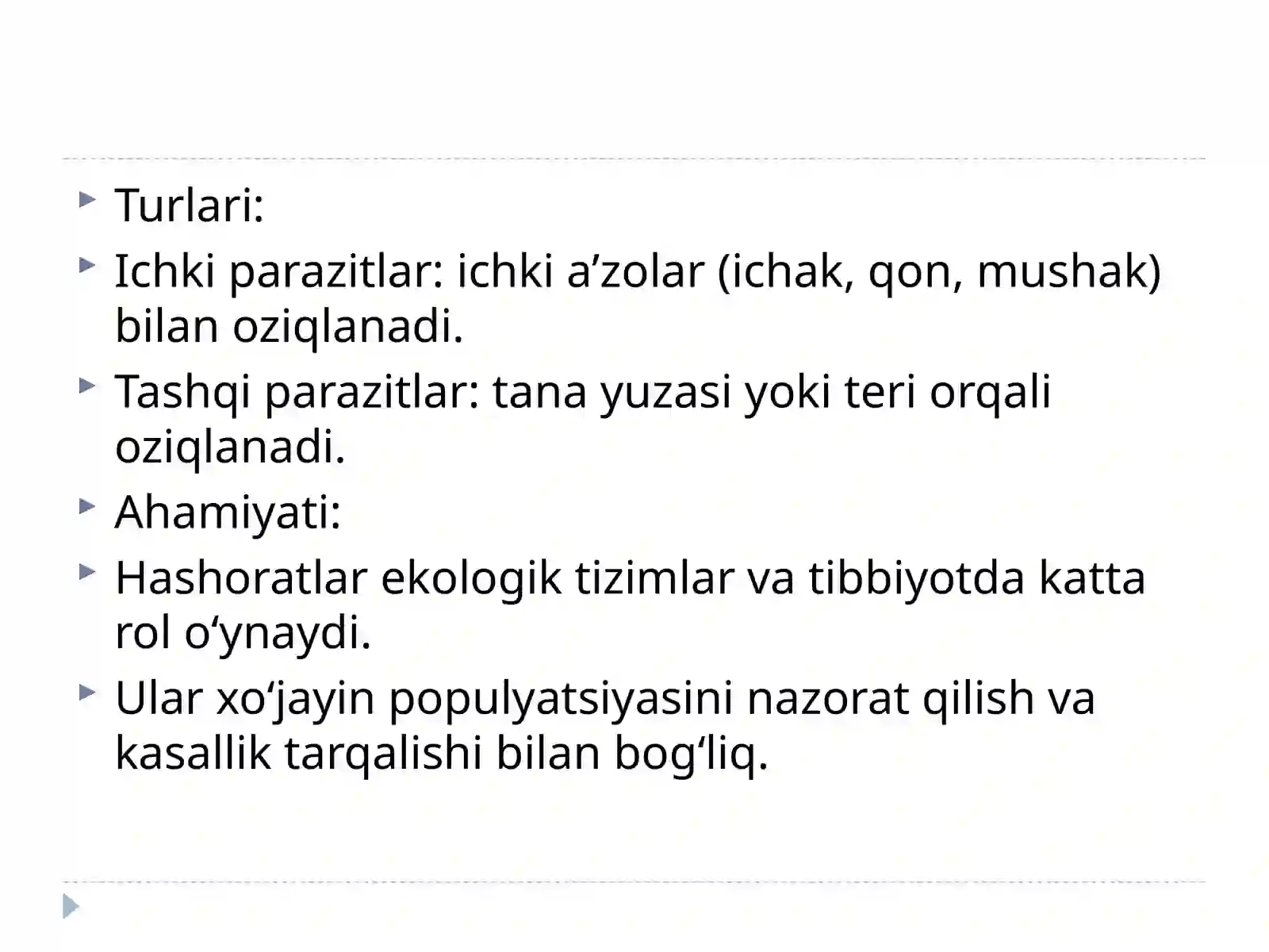 Hashoratlarning rivojlanishi va shakillari 3