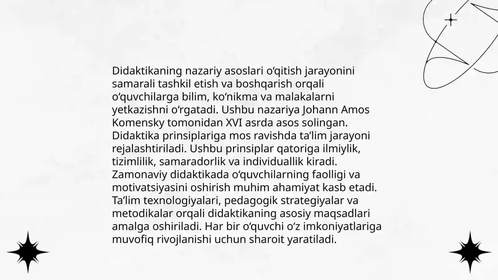 Didaktika - pedagogik ta'lim nazariyasi 3