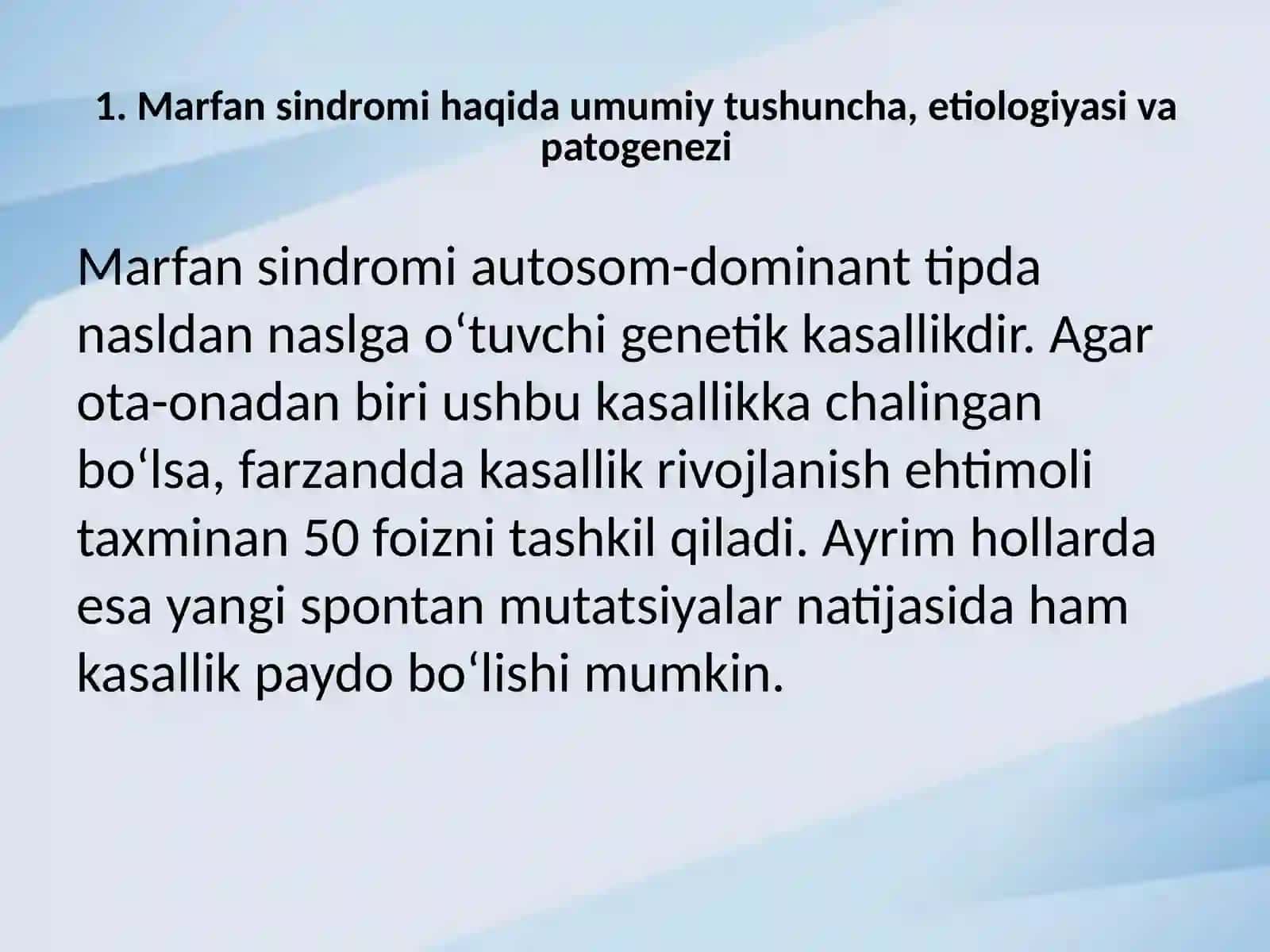 Marfan sindromi 3