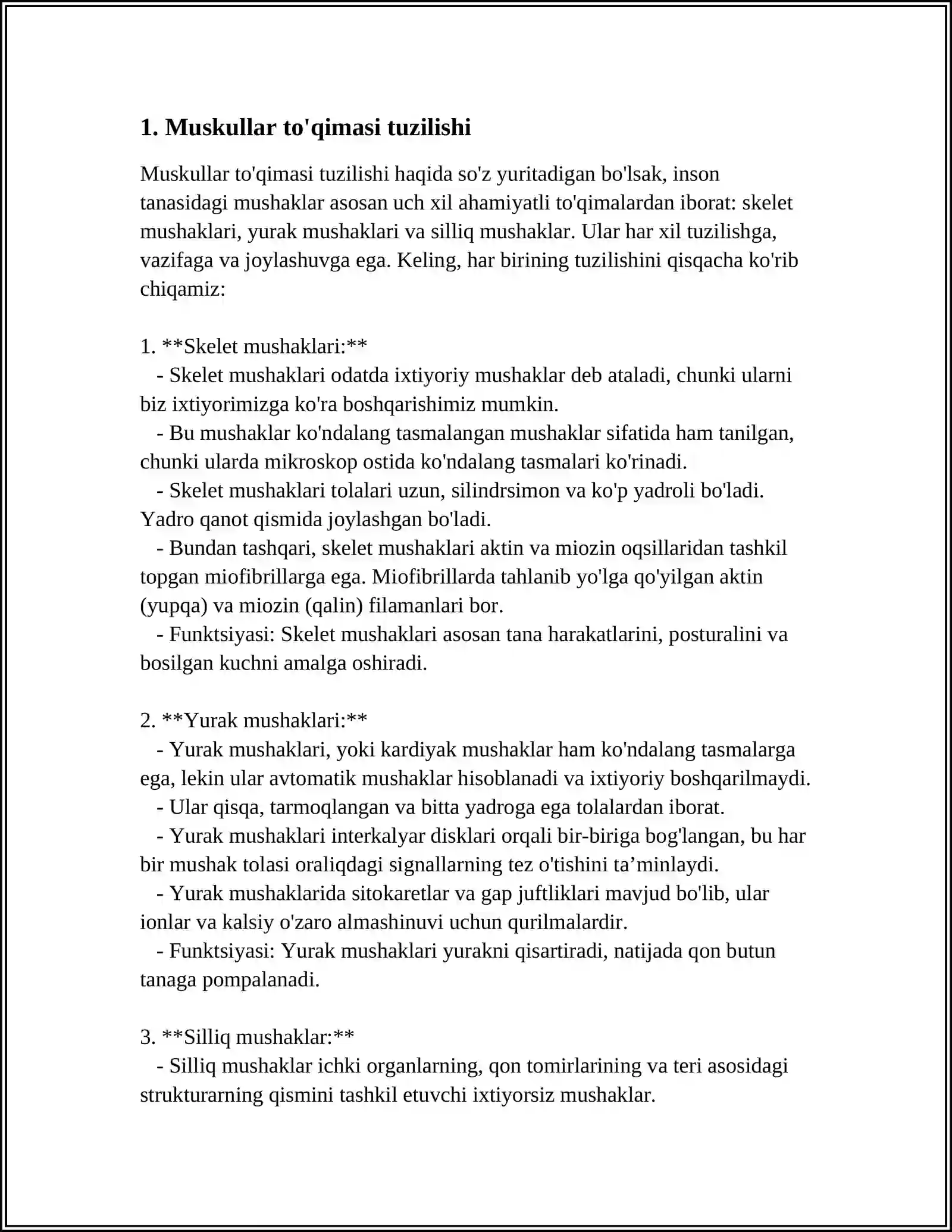 MUSHAK TO’QIMASI HAQIDA TUSHUNCHA 3