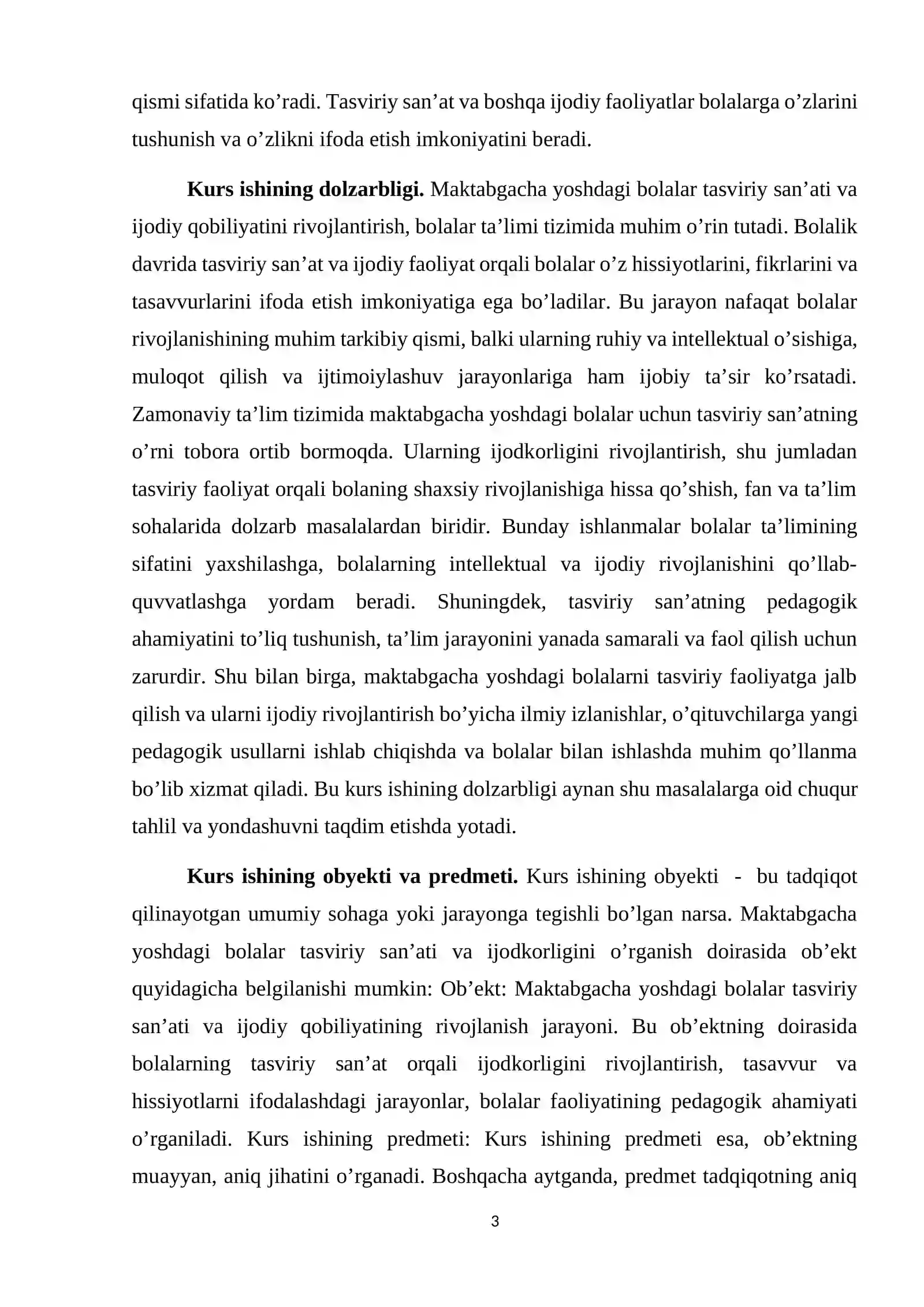 Tasviriy san’atning bolalar psixologiyasiga tafakkur orqali o’z ichki dunyosini ifodalashi 3