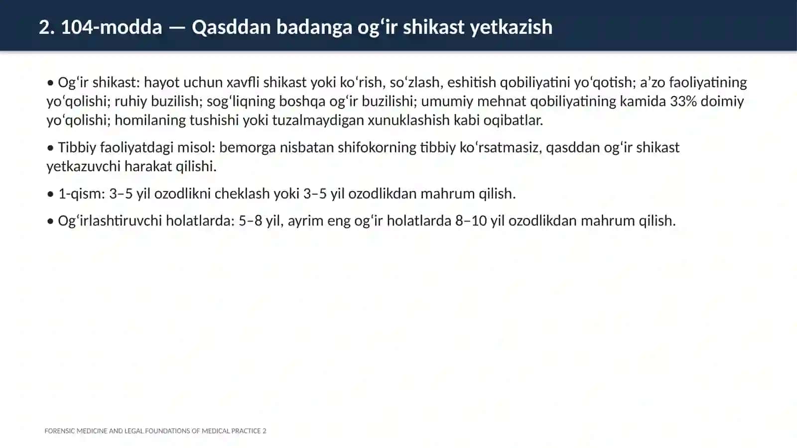 Sog‘liqqa qarshi jinoyatlar 3