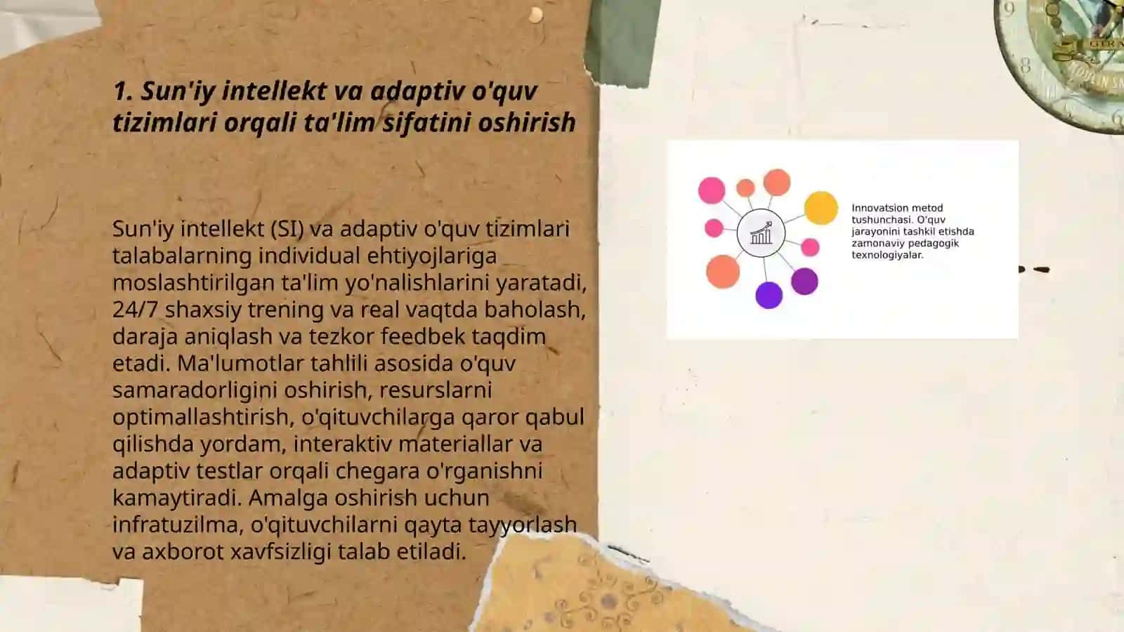Innovatsion texnologiyalar ta’lim sifatini oshirish manbai sifatida 3