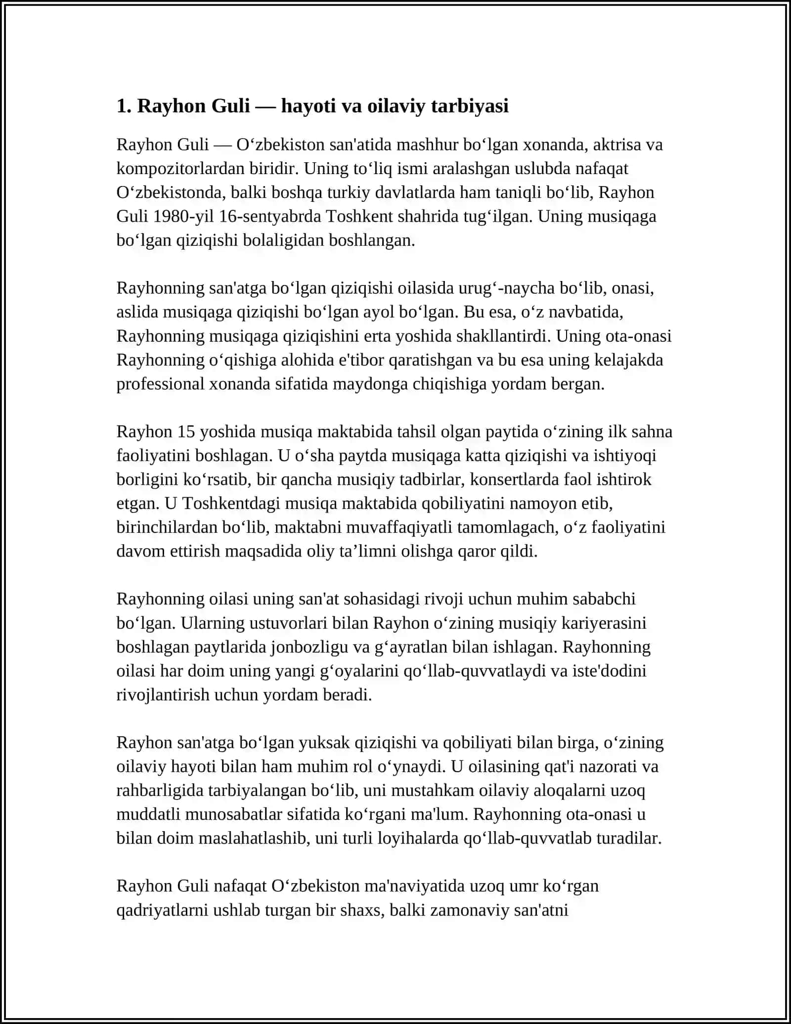 RAYHON GULI 3