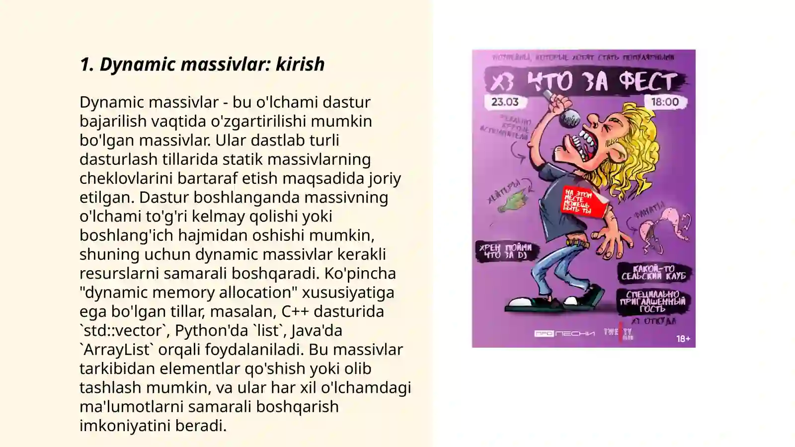 C++ da Dinamik massivlar 3