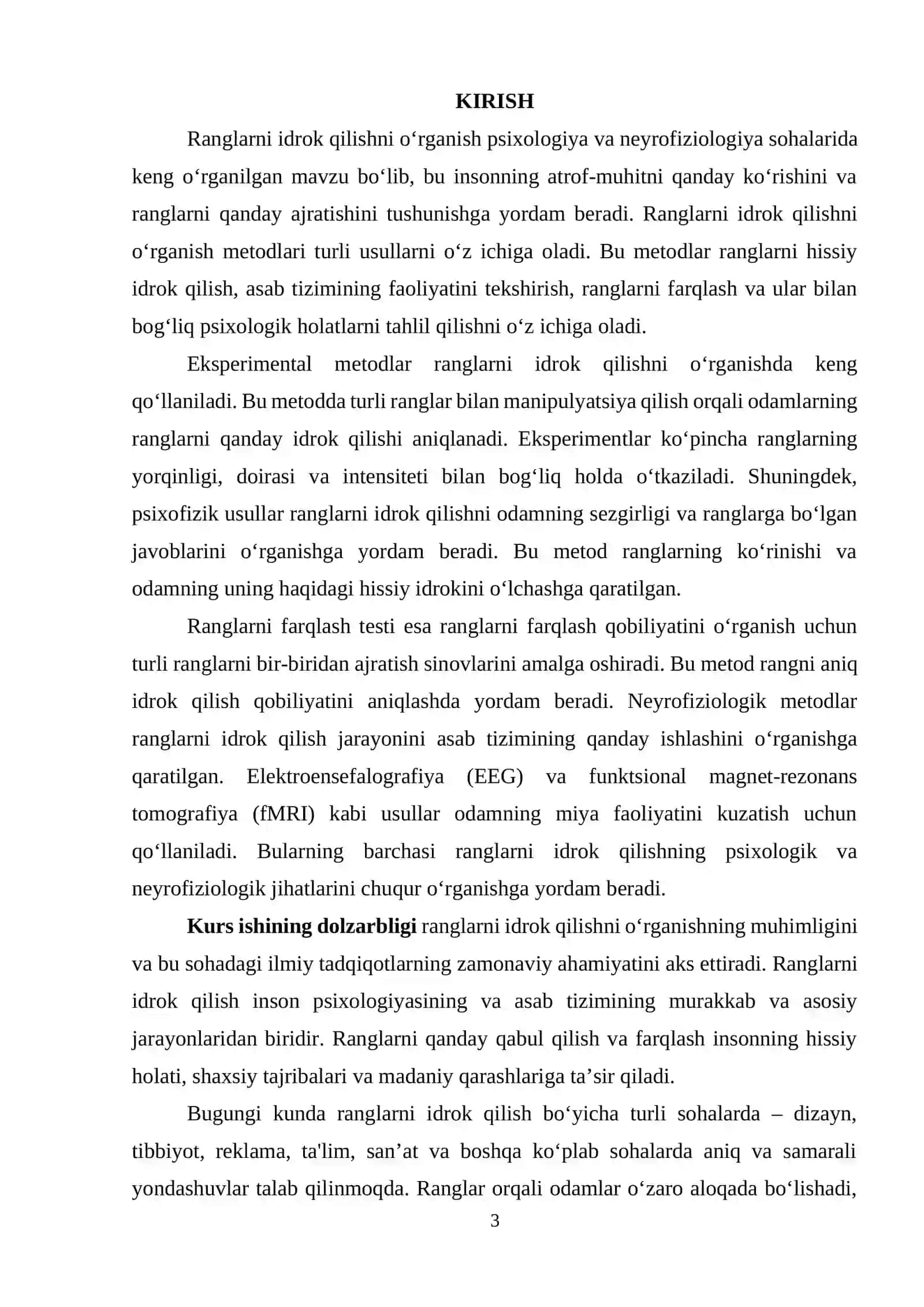 Ranglarni Idrok Qilish O'rganish Metodlari 3