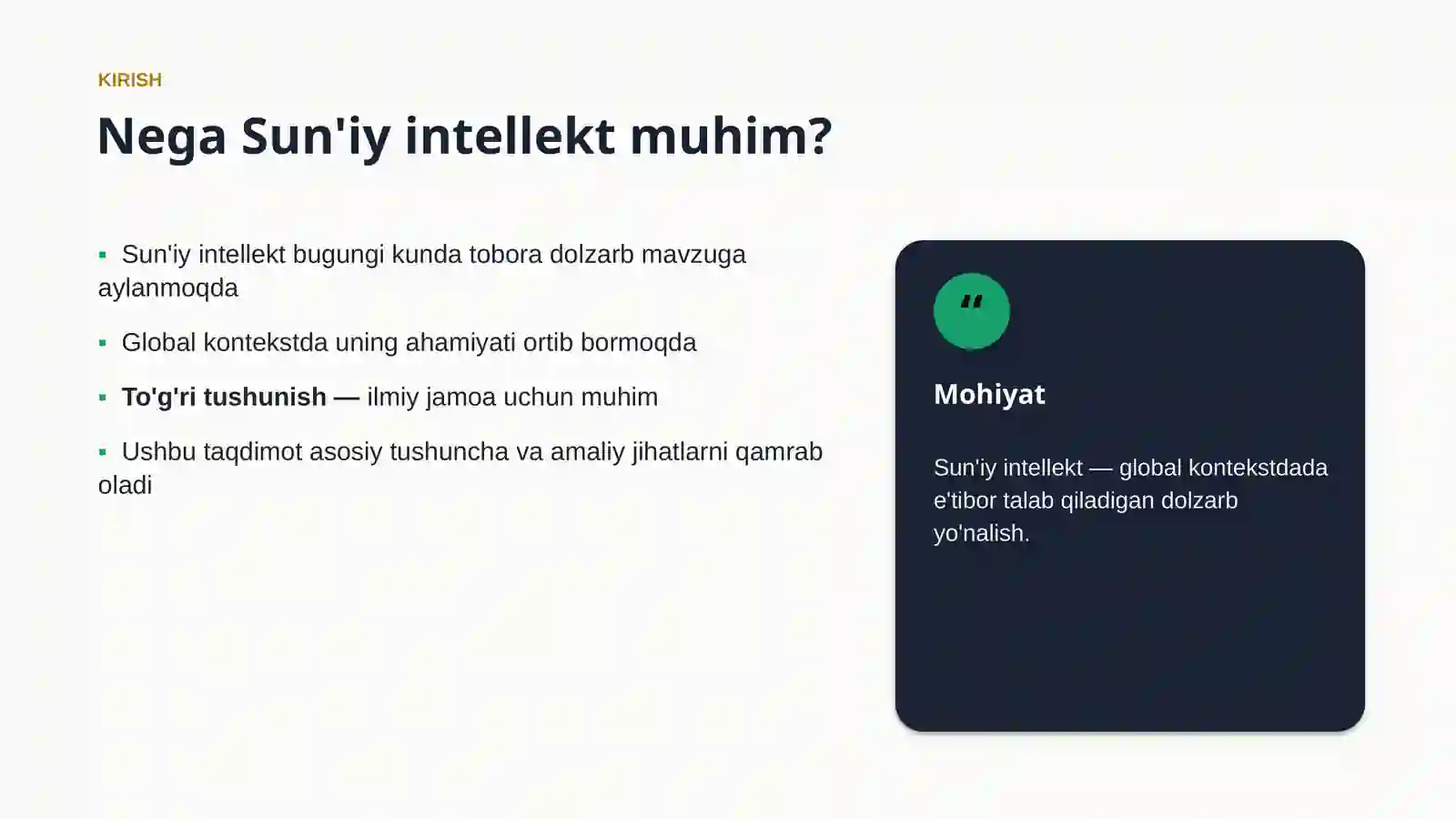 Sun'iy Intellekt 3