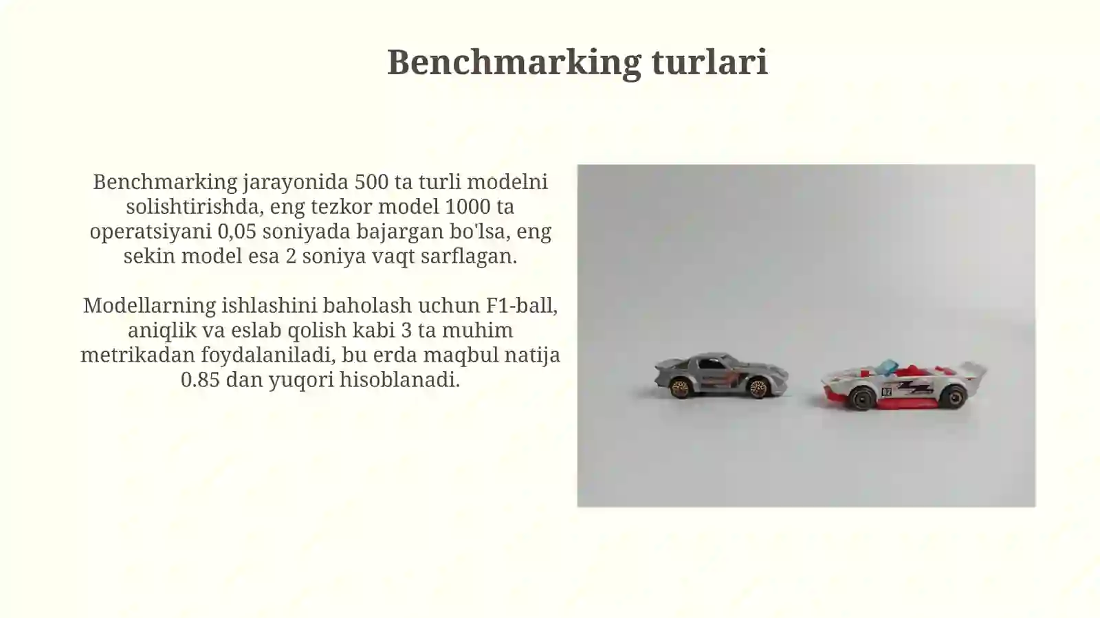 benchmarking modellari 3