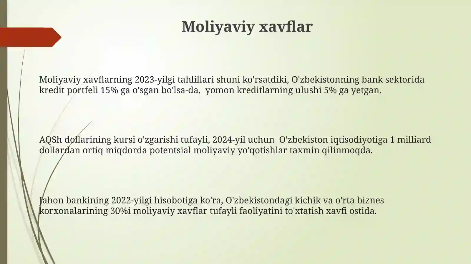 Moliyaviy xavflar 3