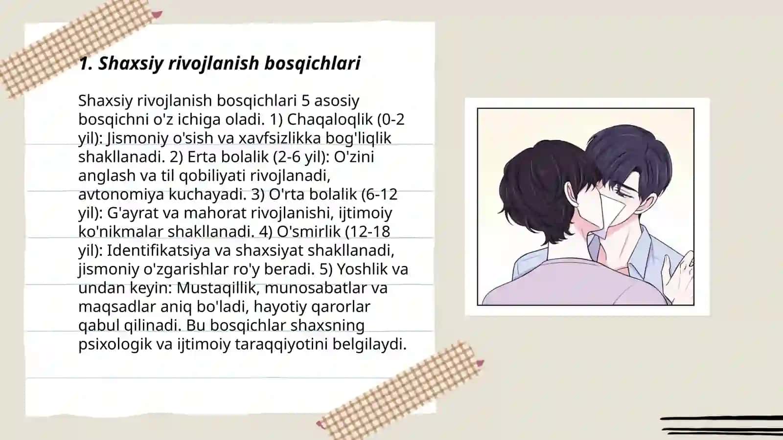 Shaxsning rivojlanishi tarbiyasi va ijtimoiylashuvi. Yaxlit pedagogik jarayon 3