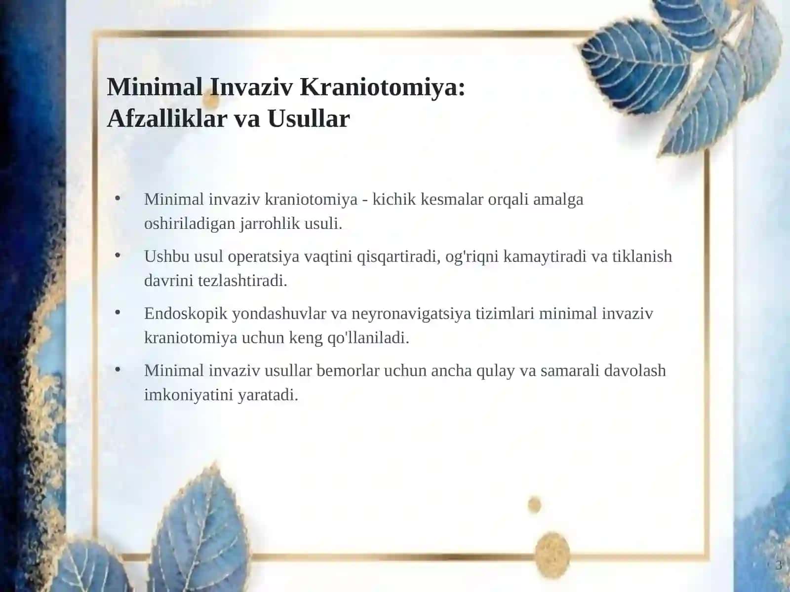 Kraniotomiya va zamonaviy usullar 3