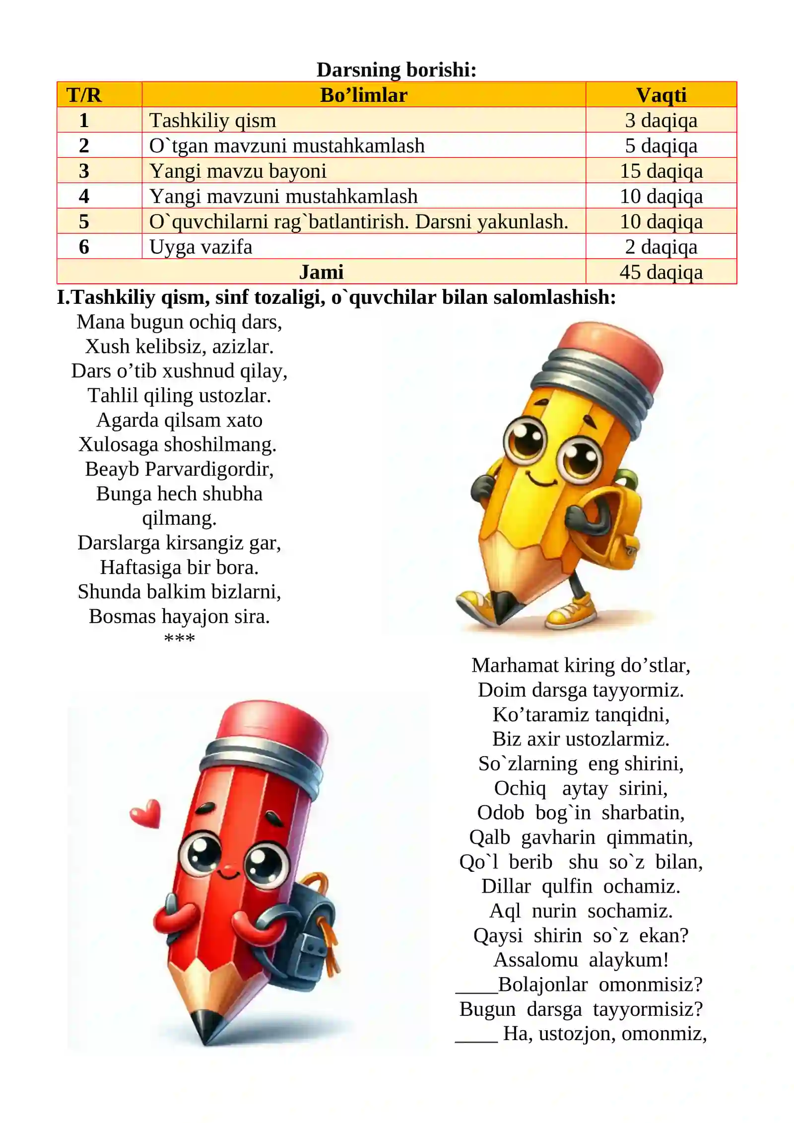 Fe’l yasovchi qo’shimchalar mavzusida 3-sinf Ona tili fanidan dars ishlanmasi 3