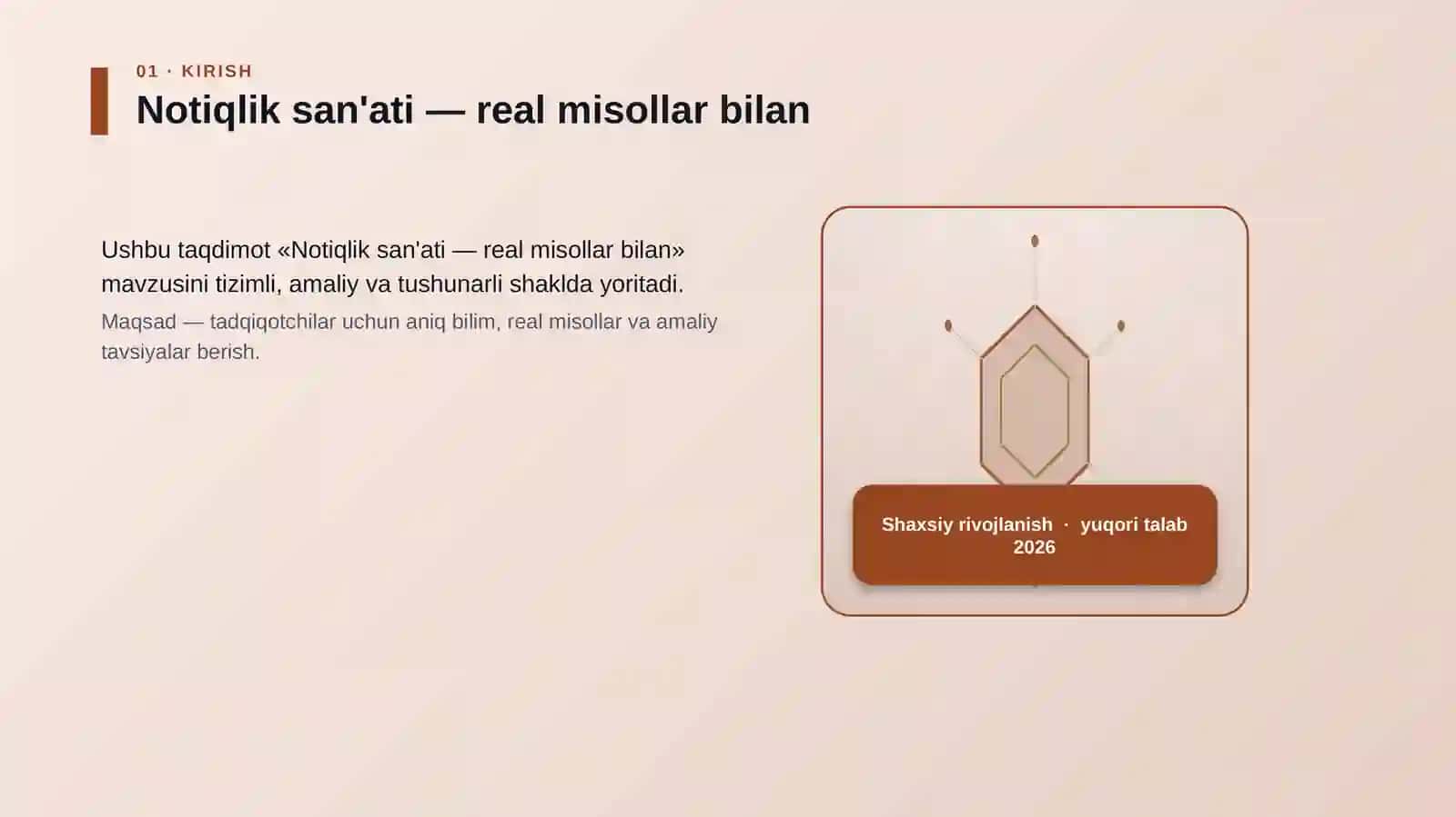 Notiqlik san'ati — real misollar bilan 3