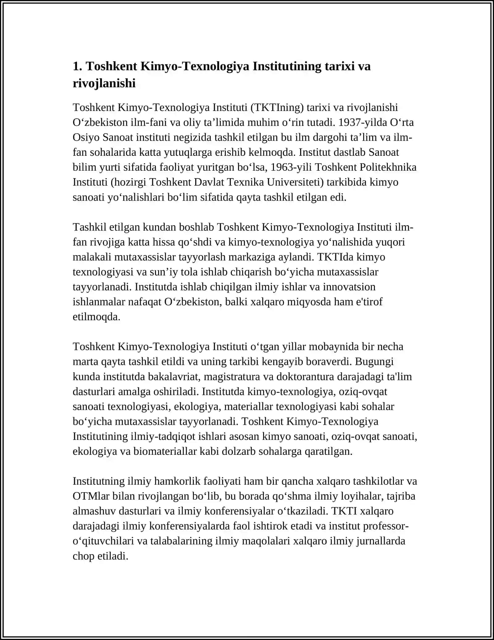 HOSIL BOLISH ENTALPIYSI NOLDAN KATTA, NOLDAN KICHIK VA NOLGA TENG BOLGAN HOLATLARDA BIRIKMALARNI XUSUSIYATLARI 3