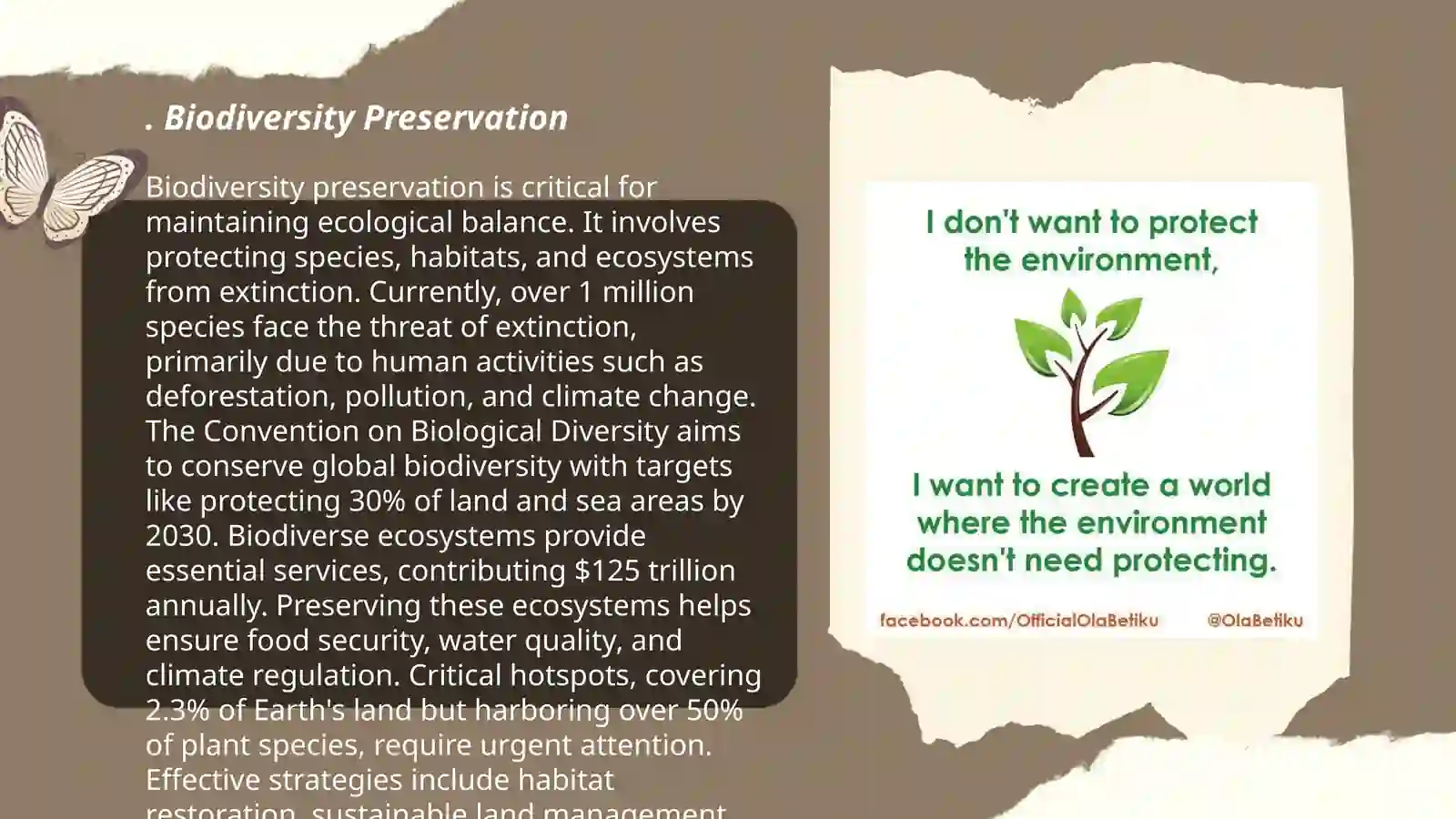 Biodiversity Preservation 3