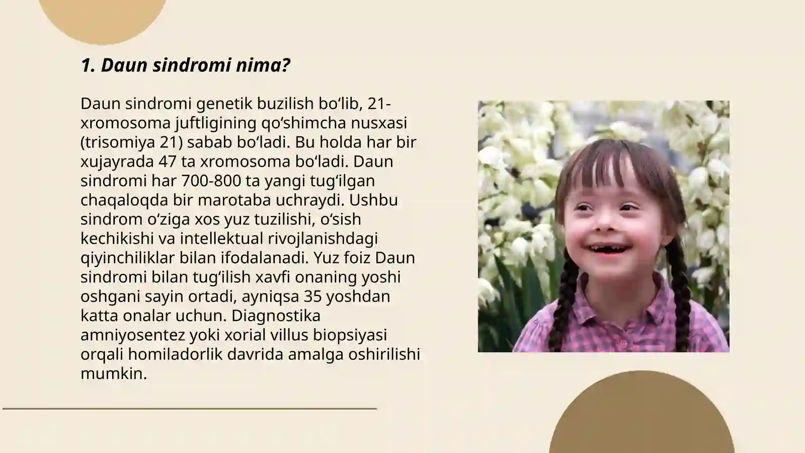 Daun sindromi 3