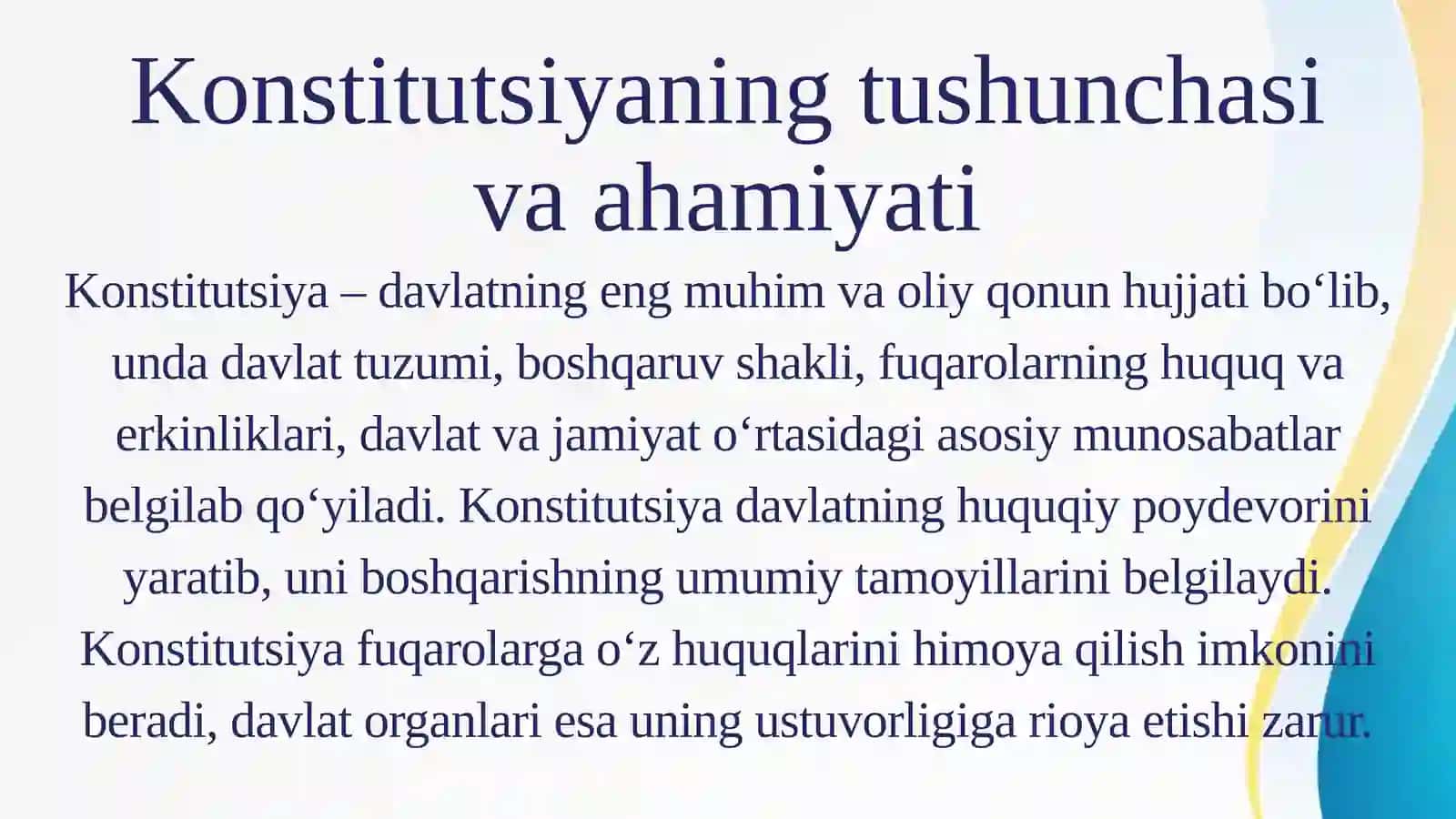 O’zbekiston Respublikasi sud tizimining konstitutsiyaviyasoslari 3