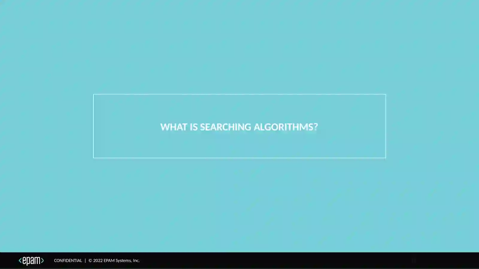 Searching Algorithms 3