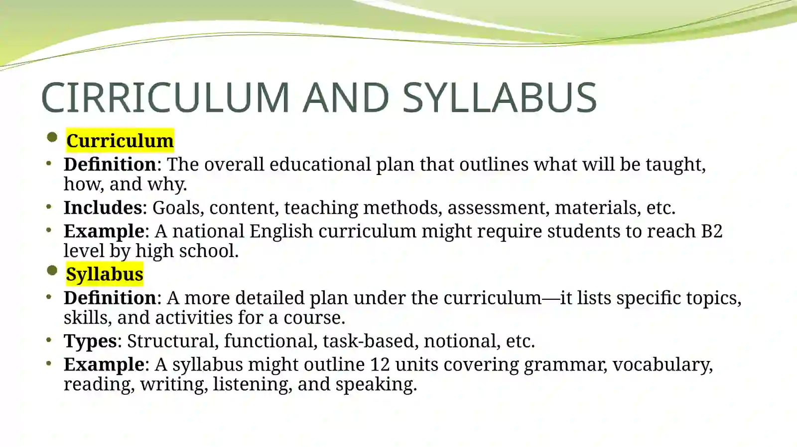Cirriculum 3