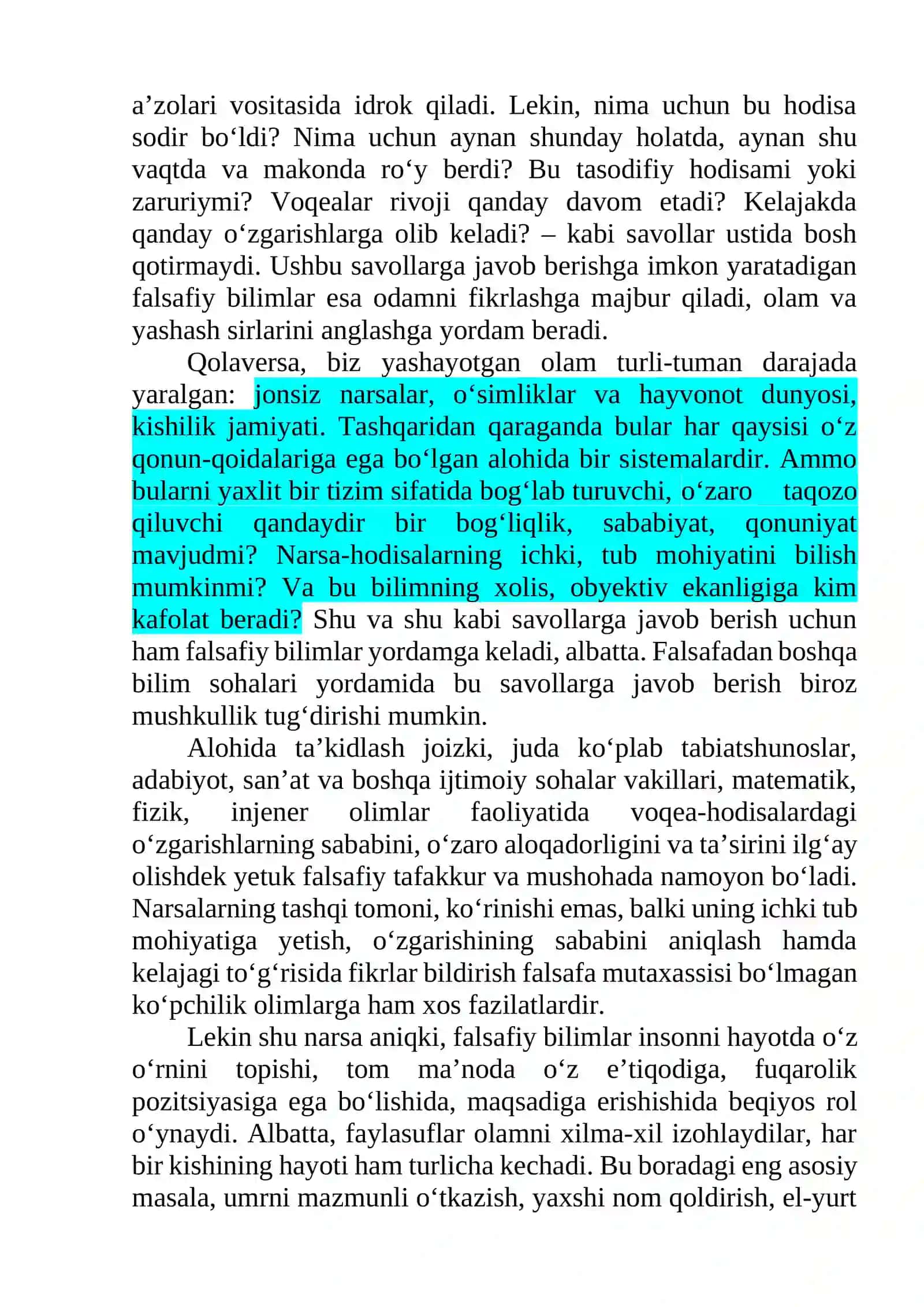 Falsafaning mohiyati va jamiyat taraqqiyotidagi roli 3