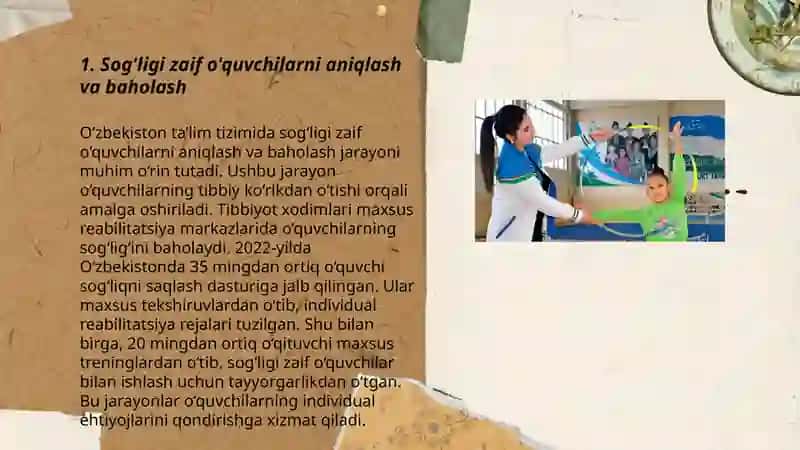 Sog'ligi zaif óquvchilar bilan mashgʻulotlarni tashkil etish yóllari 3